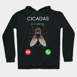 "Cicadas is Calling - Fantastic Realism Fly Hoodie